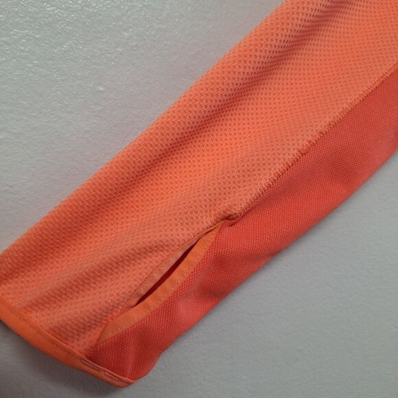 Cabelas Guidewear Lightweight Long Sleeve Shirt Salmon Orange Bright Women Small - Picture 6 of 10